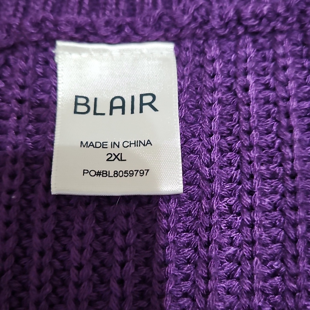 Blair Purple Knit Top - Picture 6 of 8